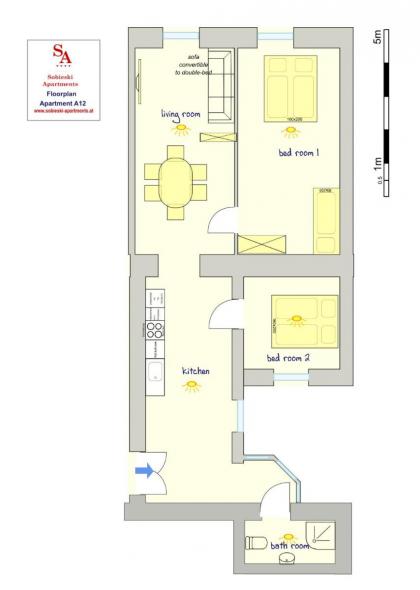 Sobieski Inner Ring Apartments - image 2